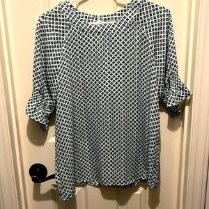 Banana Republic short sleeve blouse. Size small